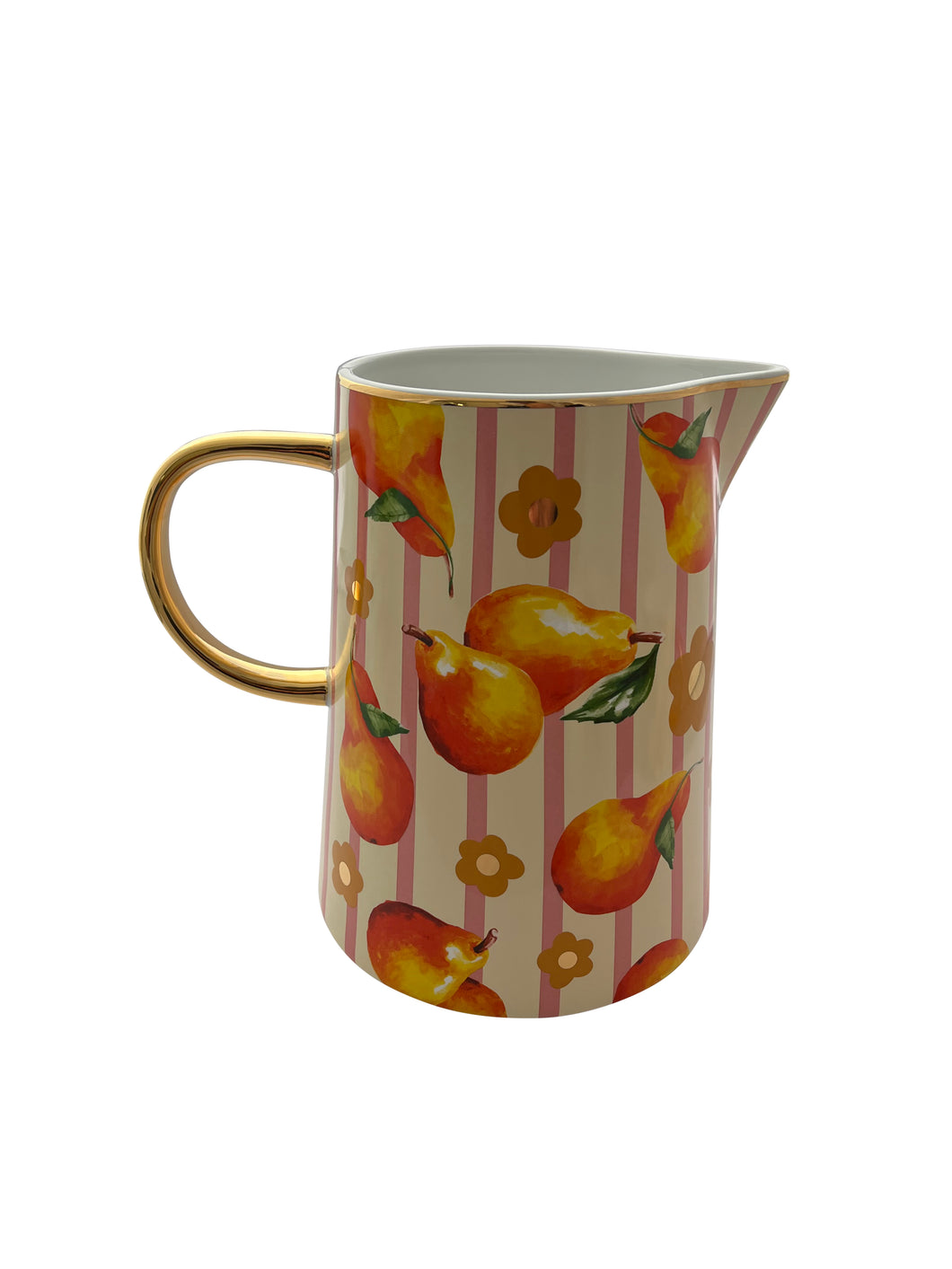 Large Frutti Bloom Pear jug