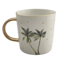 Load image into Gallery viewer, White Tropical Palm Mug
