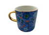 Foxy Flower Blue Mug