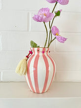 Load image into Gallery viewer, Medium pink tassel vase Handmade
