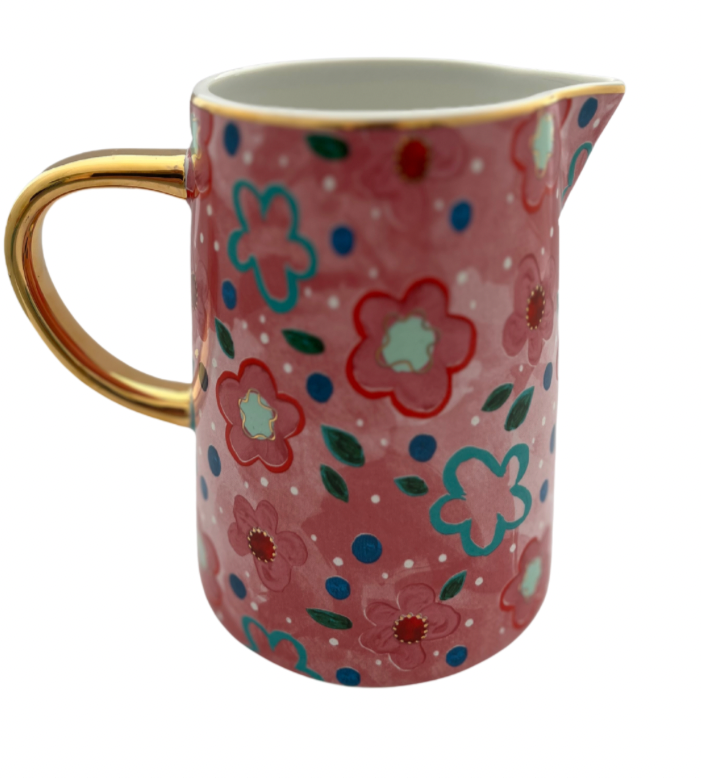 Foxy Flower Pink jug