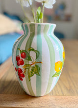 Load image into Gallery viewer, Large green fruiti vase
