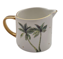 Load image into Gallery viewer, White Tropical Palm mini jug
