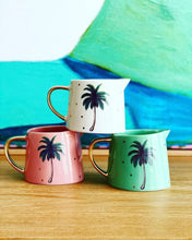 Load image into Gallery viewer, Set of 3 mini ceramic palm jugs
