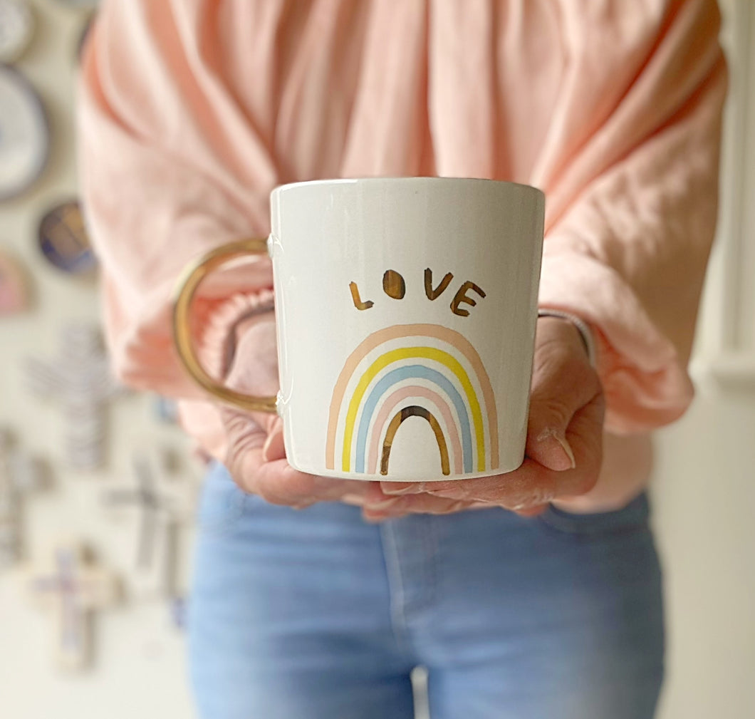 Love white mug