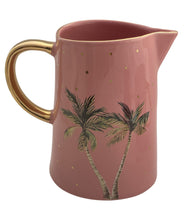 Load image into Gallery viewer, Pink Tropical Palm Medium Jug
